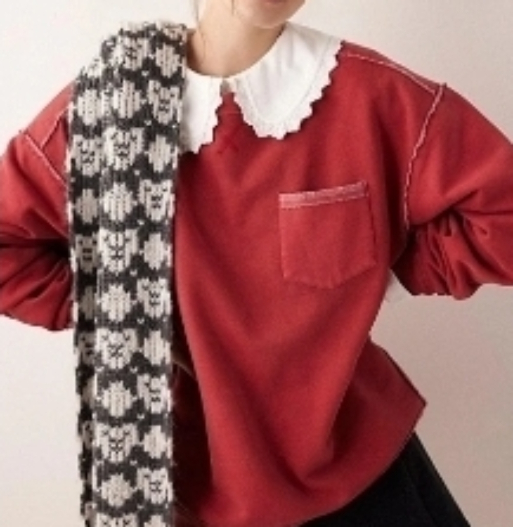 Free People
Women's Red We The Free Wallace Pullover